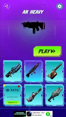 Gun Simulator & Lightsaber Sounds android App screenshot 11